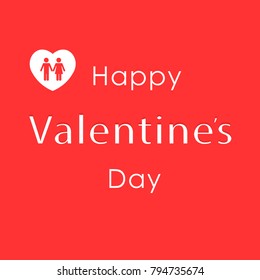 Postcard for Valentine's Day