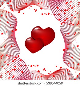 Postcard to the Valentine's day wave