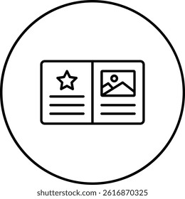 Postcard vector icon. Can be used for printing, mobile and web applications.