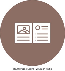 Ícone de vetor de cartão postal. Pode ser usado para impressão, aplicativos móveis e da Web.