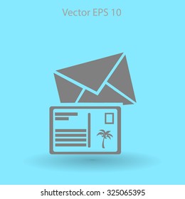 Postcards vector illustration