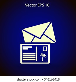 Postcards vector illustration