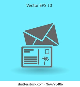 Postcards vector illustration