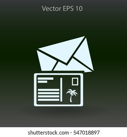 Postcards vector illustration