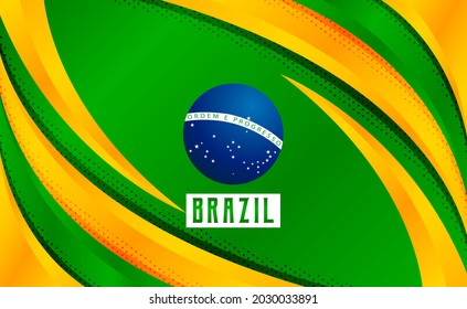 poster 7 September, Independence Day of Brazil, Billboard, Poster, Social Media, Greeting Card template vector Illustration