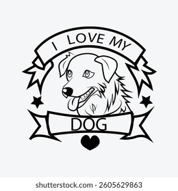 POSTER ABOUT DOG WITH LOVE