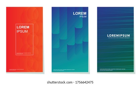 Poster abstrakte Hintergrundvorlage. Moderne Flugschablone