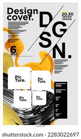 poster abstract gold, black and white design vector set. Abstract liquid graphic cover book presentation. Minimal brochure layout and modern report business flyers poster template.