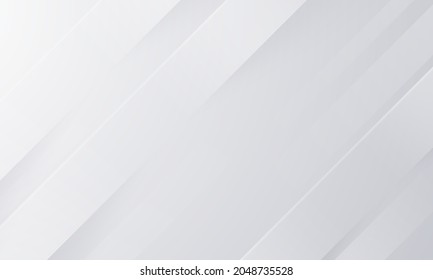 Poster with an abstract white background and a dynamic technological business network Illustration in vector format.