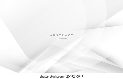 Poster with an abstract white background and a dynamic technological business network Illustration in vector format.