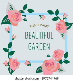poster adorned with colored roses