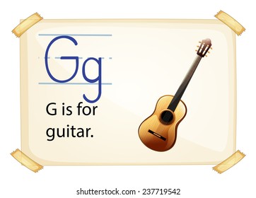Poster of an alphabet G