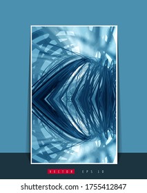 Poster background with 3D illustration abstract technology digital hi tech concept 