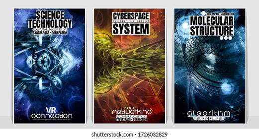 Poster background with abstract technology digital hi tech concept 