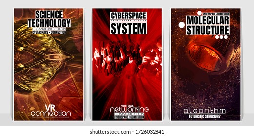 Poster background with abstract technology digital hi tech concept 