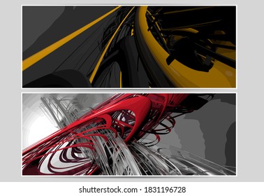 Poster background with abstract technology digital hi tech concept 