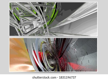 Poster background with abstract technology digital hi tech concept 