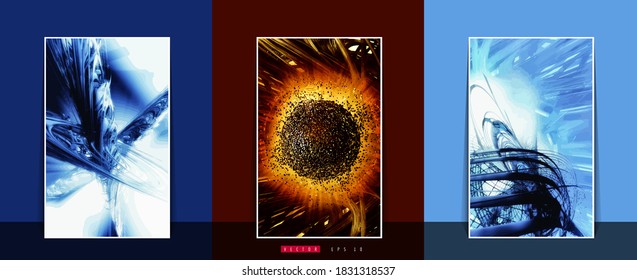 Poster background with abstract technology digital hi tech concept 