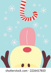 Poster and background for Christmas, Holidays
