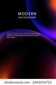 Poster background colorful vector abstract gradient