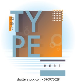 Poster background design/ Abstract art design