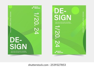 Plantillas de diseño de fondo de póster color Abstractas