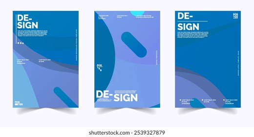 Poster background design templates Abstract color