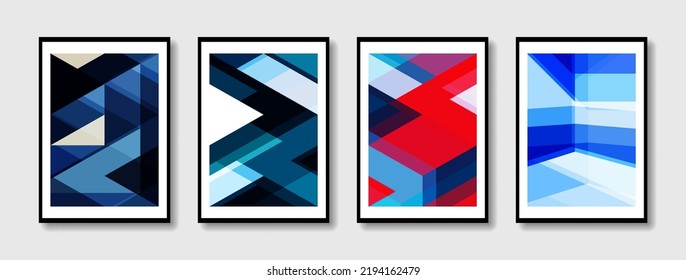 Fondo de póster forma minimalista gradiente de color y estilo de moda de la cubierta