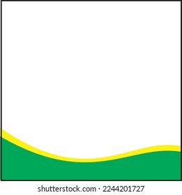 poster badge simple and cool green yellow themes vector eps format