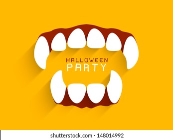 Poster, banner or background for Halloween Party Night.