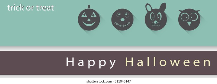 Poster, banner or background Halloween Party Night. illustration background. Vector art eps10
