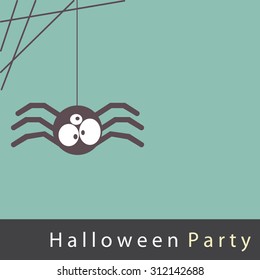 Poster, banner or background Halloween Party Night. illustration background. Vector art eps10