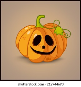 Poster, banner and background for pumpkins for Halloween