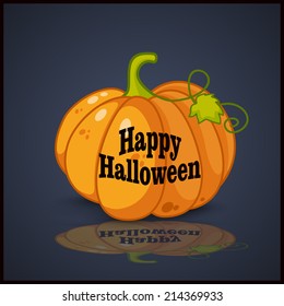 Poster, banner and background for pumpkins for Halloween