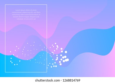Poster for banner design.Dynamic effect. Modern pattern.