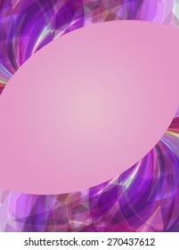 Poster, banner, flyer, brochure, catalog, presentation, cover layout with abstract decorative elements vector design on violet background