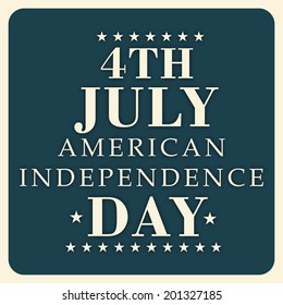 Poster, banner or flyer design for 4th of July, American Independence Day celebrations. 