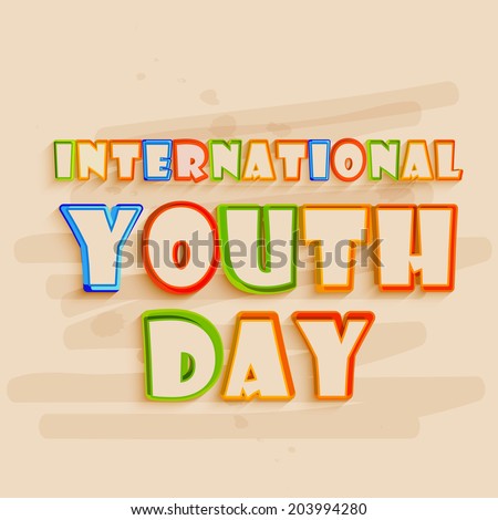 poster banner flyer design colorful text stock vector royalty free