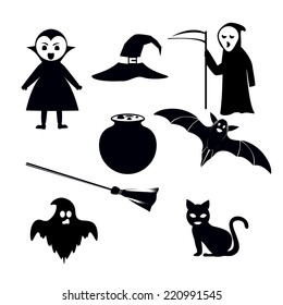 Poster, banner or flyer design for Happy Halloween celebrations. 