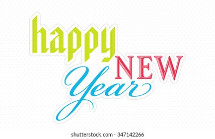 Poster, Banner or Flyer for Happy New Year celebration.
