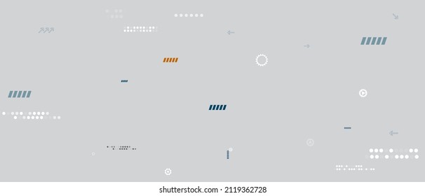 Poster, banner and flyer with modern abstract technology background design.