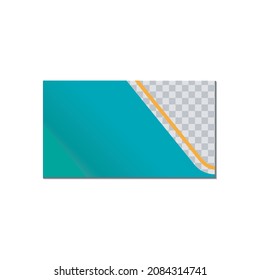 poster banner template. flat design.for social media etc