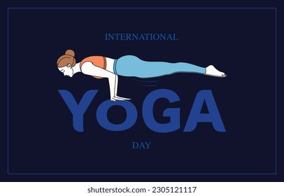 poster and banner vector design for international yoga day