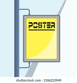 Poster and banner. Vector - illustration design for billboard banner and poster. Mathematics, geometry, physics.