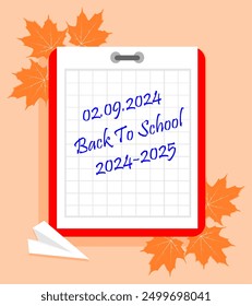 Cartel para el inicio del curso escolar 2024-2025