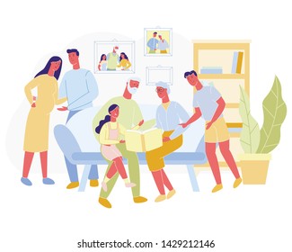 joint family images stock photos vectors shutterstock https www shutterstock com image vector poster big family spends time together 1429212146