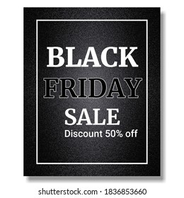 Poster Black Friday sale illustration vector design 