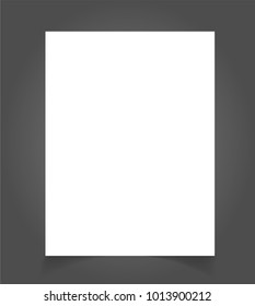 Poster blank bi fold brochure mockup cover template.