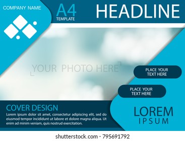 Poster blue Design Template- Abstract modern flyer collection. Vector illustration eps 10.
