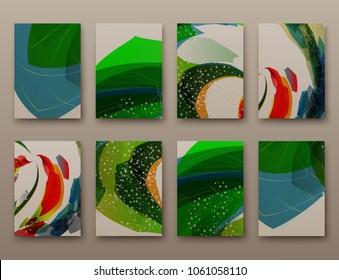 Poster brochure flyer design template vector, Leaflet cover presentation abstract geometric background, layout in A4 size shadow